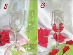 DIY čaše za vjenčanje